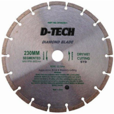 DIAMOND BLADE SEGMENTED 230MM TORK CRAFT